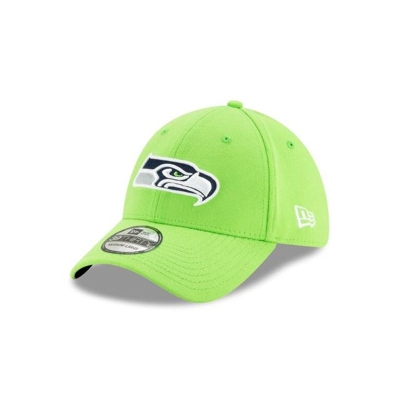 Seattle Seahawks Gorra | New Era NFL Team Classic 39thirty Stretch Fit Cap Mexico - Verdes